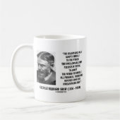 G.B. Shaw Progress hängt nach unvernünftigem Mann Kaffeetasse (Links)