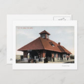 G Bahndepot Postkarte (Vorne/Hinten)