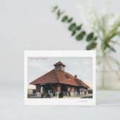 G Bahndepot Postkarte (Stehend Vorderseite)