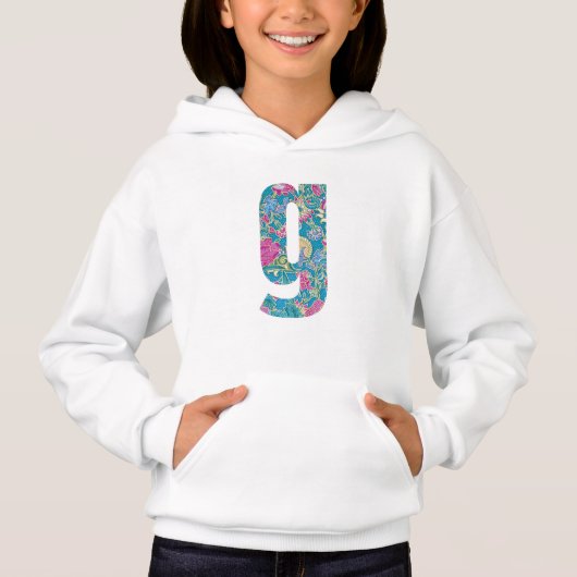 g - Batik-Muster Hoodie (Vorderseite)