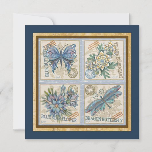 G Blankokarte für das Kreationsbüro Feiertagskarte (Vorderseite)