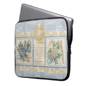 G Blume des Kreationsbüros Laptopschutzhülle (Vorderseite Links)