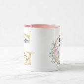 G-Buchstaben personalisierte Bezeichnung Monogramm Tasse (Zentrum)