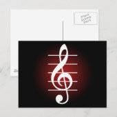 G clef 2 postkarte (Vorne/Hinten)