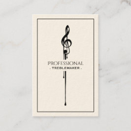 G-Clef-Bohrer Visitenkarte