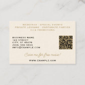 G-Clef-Bohrer Visitenkarte (Rückseite)