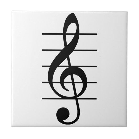 G clef fliese (Vorderseite)