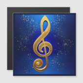 G-Clef Magnetkarte (Vorne/Hinten)