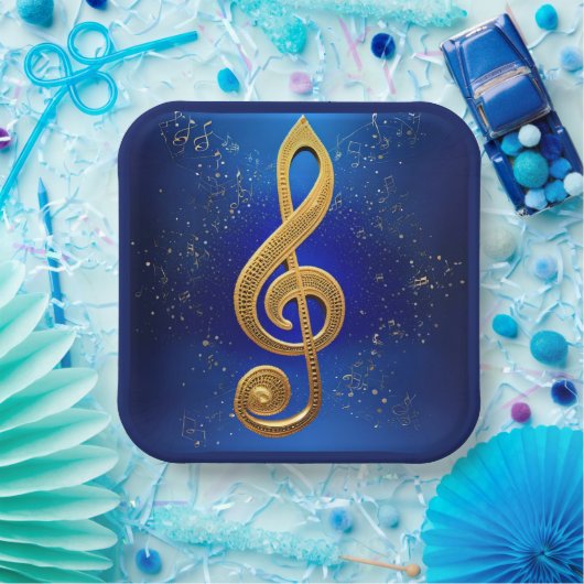 G-Clef Pappteller (Party)