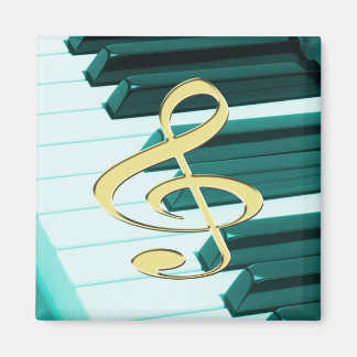 G-Clef Piano-Tastatur Magnet
