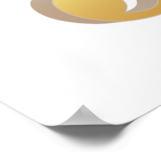 G-Clef Poster (Ecke)