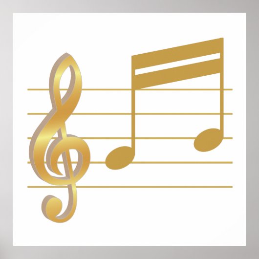 G-Clef Poster (Vorne)