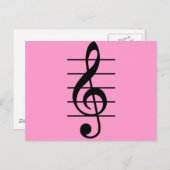 G clef postkarte (Vorne/Hinten)