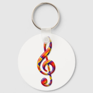 G Clef Schlüsselanhänger