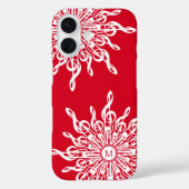 G-Clef Snowflake Case-Mate iPhone Hülle (Rückseite)