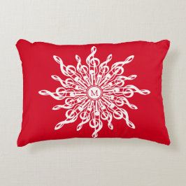 G-Clef Snowflake Dekokissen