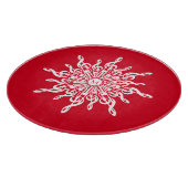 G-Clef Snowflake Schneidebrett (Ecke)