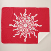 G-Clef Snowflake Sherpadecke (Vorderseite (Horizontal))