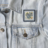 G Creation Büro blaue Blume Button (Beispiel)