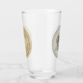 G Creation Büro blaue Blume Glas (Rechts)