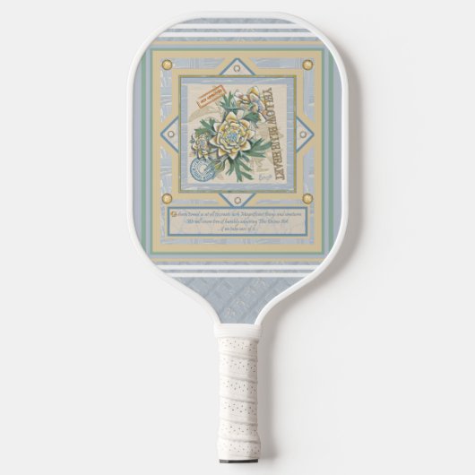 G Creation Büro Blume Pickleball Schläger (Vorderseite)
