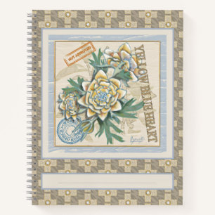 G Creation Büro gelbe Blume Notizblock