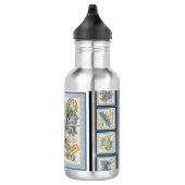 G Creation Office - blaue Blume Edelstahlflasche (Rechts)
