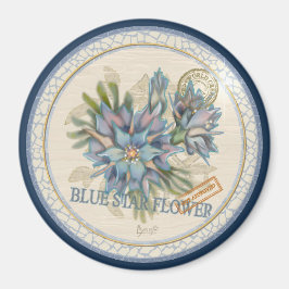 G Creation Office - blaue Blume Magnet