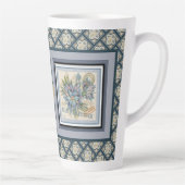 G Creation Office - blaue Blume Milchtasse (Rechts)
