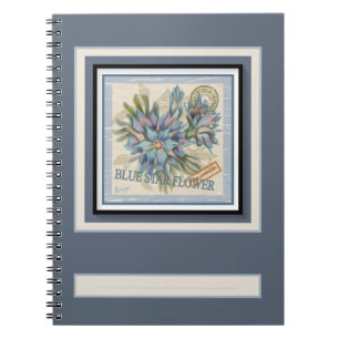 G Creation Office - blaue Blume Notizblock
