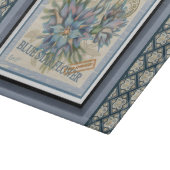 G Creation Office - blaue Blume Schneidebrett (Ecke)