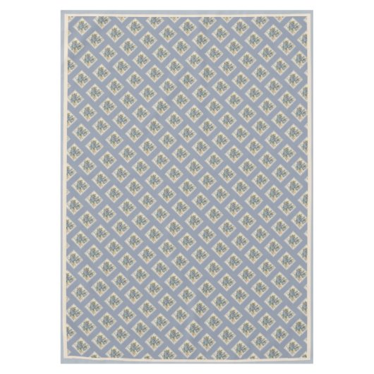 G Creation Office - blaue Blume Tischdecke (Vorderseite)