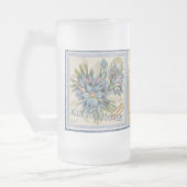 G Creation Office-Blume Mattglas Bierglas (Links)