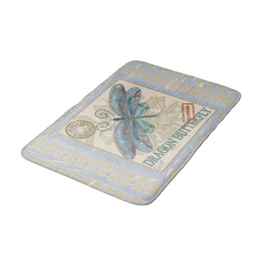 G Creation Office Dragonfly Badematte (Schrägansicht)