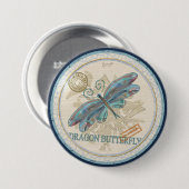 G Creation Office Dragonfly Button (Vorne & Hinten)