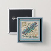 G Creation Office Dragonfly Button (Vorne & Hinten)