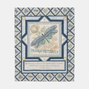 G Creation Office Dragonfly Fleecedecke