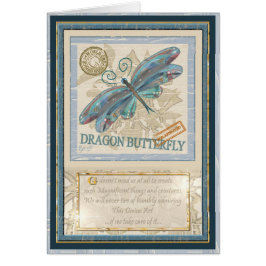 G Creation Office Dragonfly Geburtstagskarte