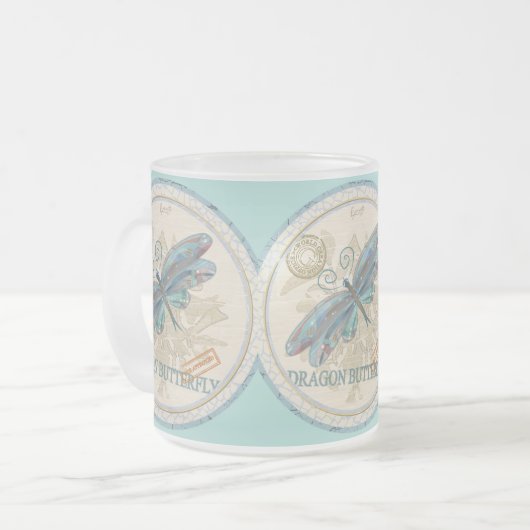 G Creation Office Dragonfly Mattglastasse (Vorderseite Links)