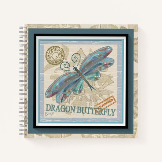 G Creation Office Dragonfly Notizblock (Vorderseite)