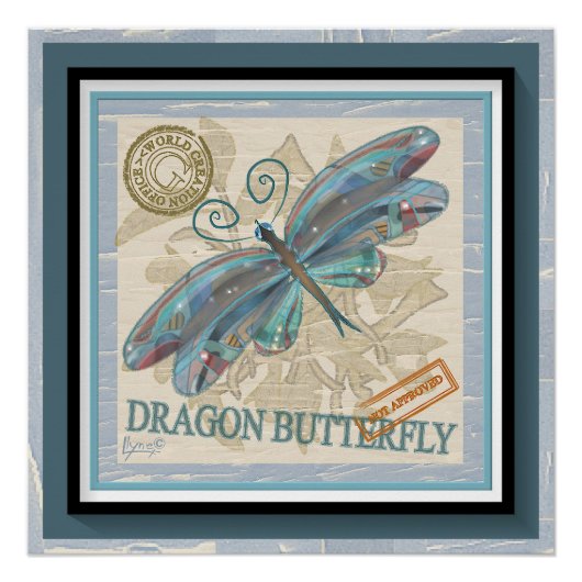 G Creation Office Dragonfly Poster (Vorderseite)
