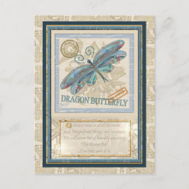 G Creation Office Dragonfly Postkarte