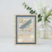 G Creation Office Dragonfly Postkarte (Stehend Vorderseite)