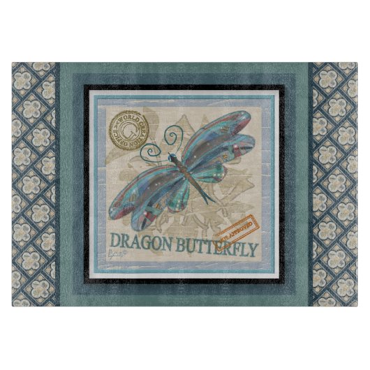 G Creation Office Dragonfly Schneidebrett (Vorderseite)
