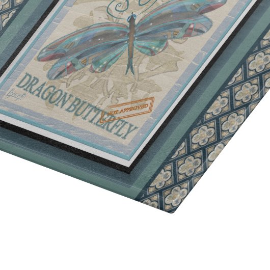 G Creation Office Dragonfly Schneidebrett (Ecke)