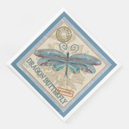 G Creation Office Dragonfly Serviette (Ecke)