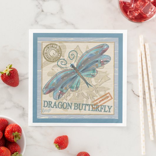 G Creation Office Dragonfly Serviette (Beispiel)