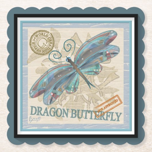 G Creation Office Dragonfly Untersetzer (Vorderseite)
