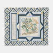 G Creation Office gelbe Blume Fleecedecke (Vorderseite (Horizontal))