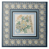 G Creation Office gelbe Blume Fliese (Vorderseite)